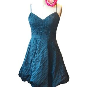 VTG Y2K Prom dress Sue Wong balloon hem LBD Flirty mini Prom evening